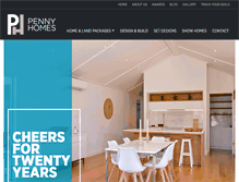 Tablet Screenshot of pennyhomes.co.nz